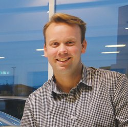 Produktsjef Øyvind L. Knudsen i Hyundai 