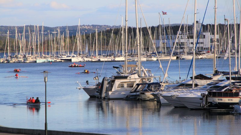 Frognerkilen innerst i Oslofjorden