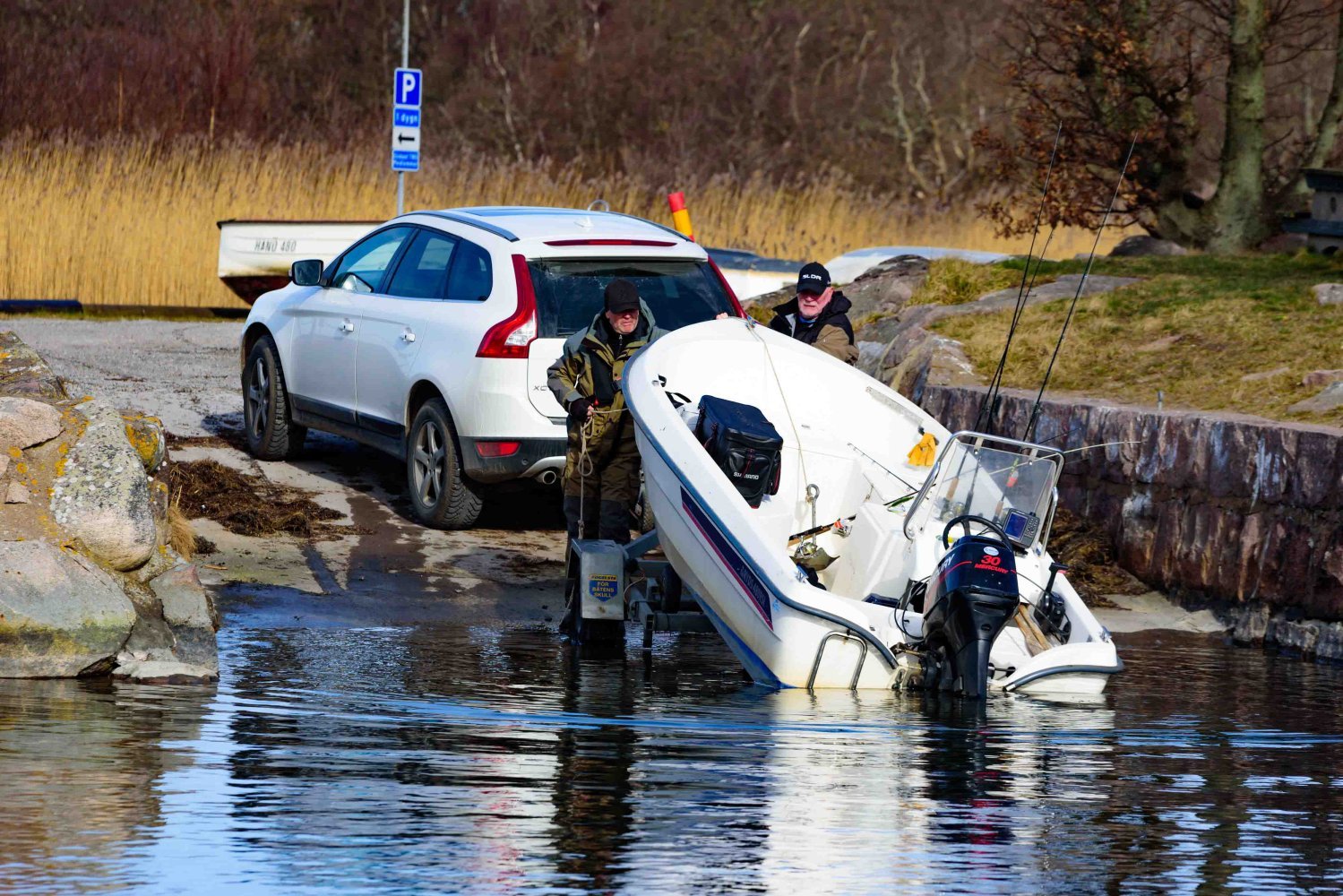 Sett båten trygt på vannet